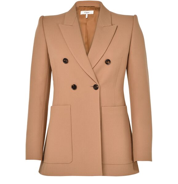  Chloe Double-breasted Blazer 