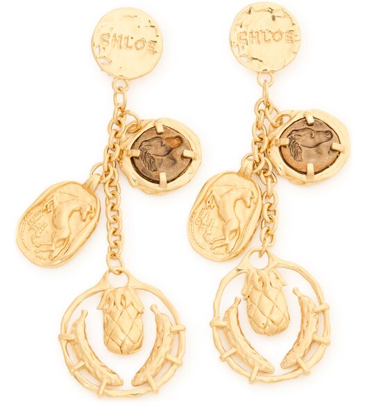  Chloe Medals Earrings 