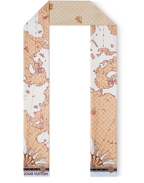  Louis Vuitton Lv Map Bandeau 