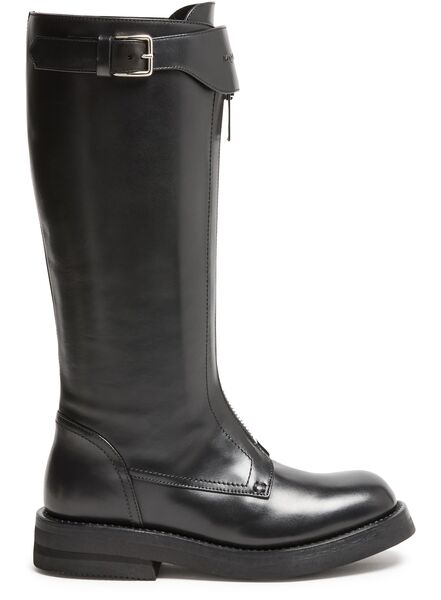  Mcqueen Leather Boots 