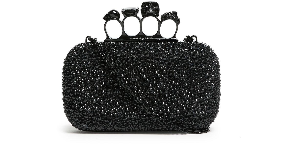  Mcqueen Skull Clutch Bag 