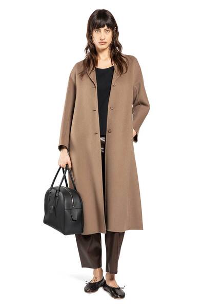  Flared Wool Coat 