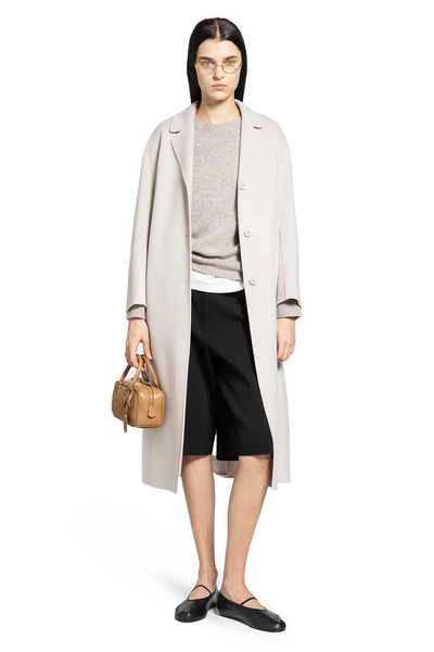  Flared Wool Coat 