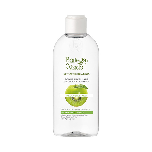 Bottega Verde Bottega Verde Acqua Micellare - Viso Occhi Labbra - Mela Verde E Kiwi - Strucca Deterge Purifica - Pelli Miste O Grasse 
