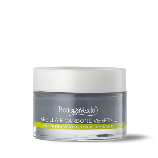  Bottega Verde Bottega Verde Argille Di Bellezza - Maschera Viso Detox Illuminante - Argilla Di Sicilia E Carbone Vegetale - Tutti I Tipi Di Pelle 