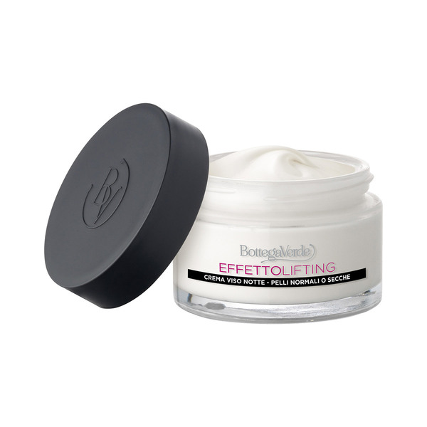  Bottega Verde Bottega Verde Effetto Lifting - Crema Viso Notte Antietà, Effetto Lifting Immediato - Con Acido Ialuronico Ed Estratto Di Fior Di Loto - Pelli Normali O Secche 