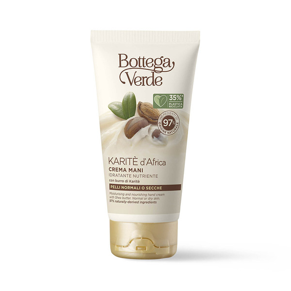  Bottega Verde Bottega Verde Karitè D'africa - Crema Mani - Idratante Nutriente - Con Burro Di Karitè - Pelli Normali O Secche 