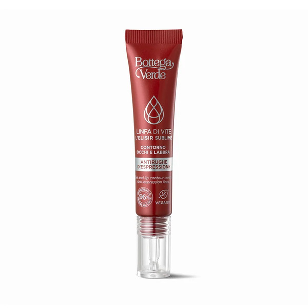  Bottega Verde Bottega Verde Linfa Di Vite - L'elisir Sublime - Contorno Occhi E Labbra - Antirughe D'espressione - 2-peptide Linfa Complex Con Peptidi E Linfa Di Vite - Tutti I Tipi Di Pelle 