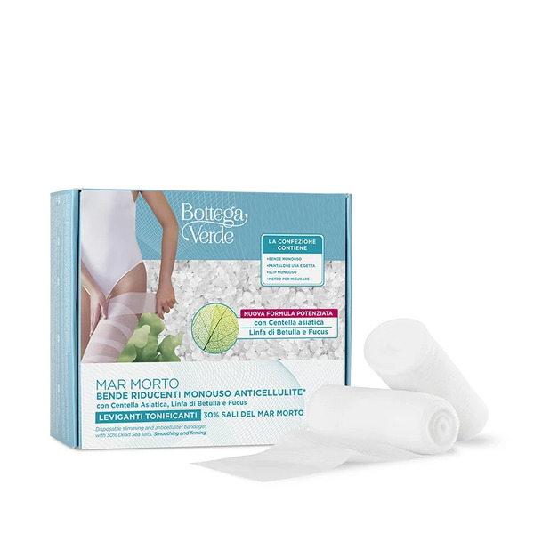  Bottega Verde Bottega Verde Mar Morto - Bende Riducenti Monouso Anticellulite* - 30% Sali Del Mar Morto, Centella Asiatica, Linfa Di Betulla, Fucus - Leviganti Tonificanti 