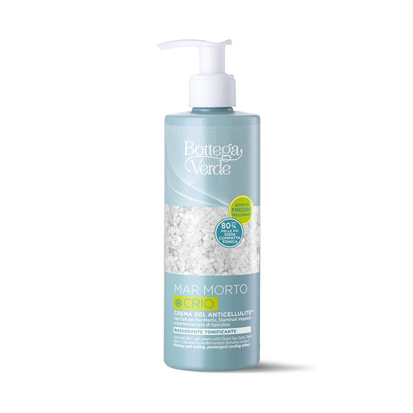  Bottega Verde Bottega Verde Mar Morto Crio - Crema Gel Anticellulite* - Con Sali Del Mar Morto, Staminali Vegetali E Iperfermentato Di Spirulina - Rassodante E Tonificante, Effetto Freddo Prolungato 