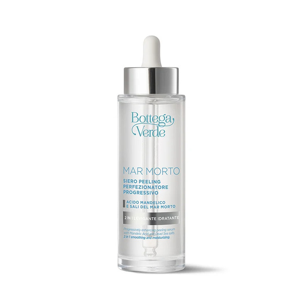  Bottega Verde Bottega Verde Mar Morto - Siero Peeling - Perfezionatore Progressivo - Acido Mandelico E Sali Del Mar Morto - Azione Perfezionatrice Progressiva - 2 In 1 Levigante E Idratante 