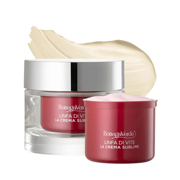  Bottega Verde Bottega Verde Offerta Combinata Linfa Di Vite - La Crema Sublime - Trattamento Viso Antirughe Giorno E Notte (50 Ml) + Refill (50 Ml) 
