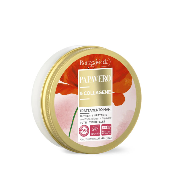  Bottega Verde Bottega Verde Papavero E Collagene - Trattamento Mani - Nutriente Idratante - Con Phytocollagen Ed Iperfermentato Di Papavero Di Tenuta Bottega Verde - Tutti I Tipi Di Pelle 
