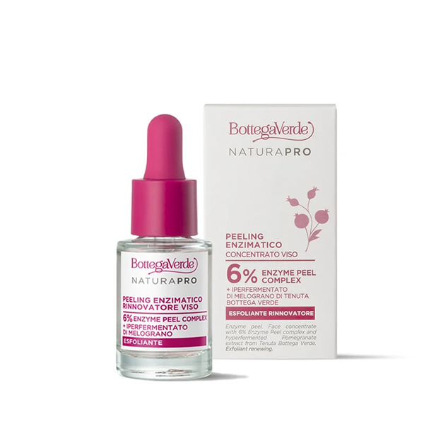  Bottega Verde Bottega Verde Peeling Enzimatico Rinnovatore - Concentrato Viso - Con 6% Enzyme Peel Complex E Iperfermentato Di Melograno Di Tenuta Bottega Verde - Esfoliante 