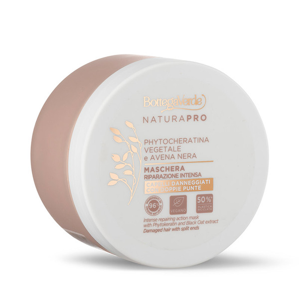  Bottega Verde Bottega Verde Phytocheratina Vegetale E Avena Nera - Maschera - Riparazione Intensa - Con Phytocheratina Vegetale Ed Estratto Di Avena Nera - Capelli Danneggiati Con Doppie Punte 