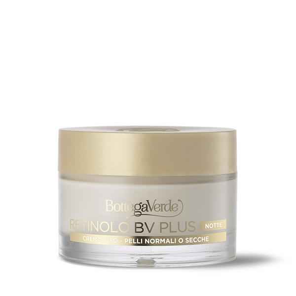  Bottega Verde Bottega Verde Retinolo Bv Plus - Crema Viso Notte - Antietà, Elasticizzante - Con Pro-retinolo E Acido Laluronico (50 Ml) - Pelli Normali O Secche 