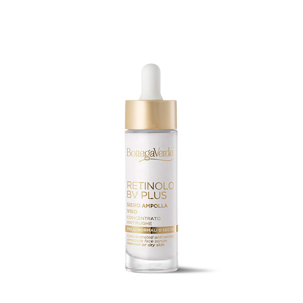  Bottega Verde Bottega Verde Retinolo Bv Plus - Siero Ampolla Viso - Concentrato Antirughe - Con Pro-retinolo Microincapsulato - Pelli Normali O Secche 