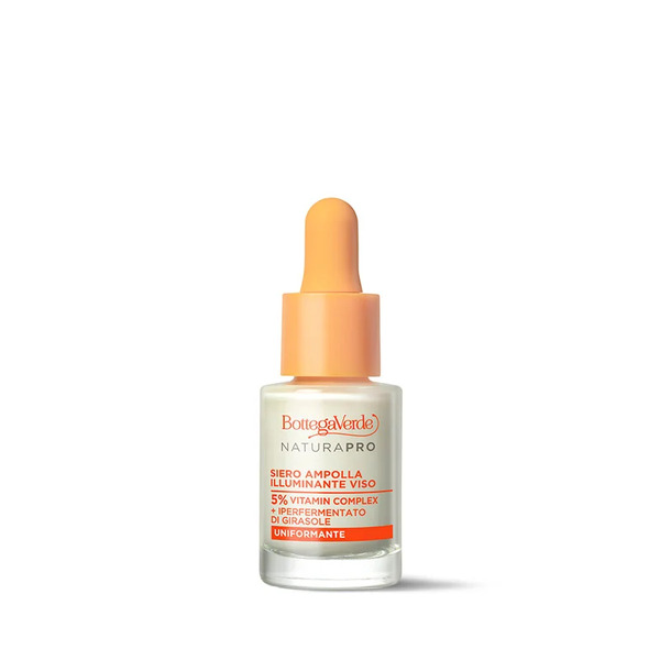  Bottega Verde Bottega Verde Siero Ampolla Illuminante - Concentrato Viso - Con 5% Vitamin Complex E Iperfermentato Di Girasole Di Tenuta Bottega Verde - Uniformante 
