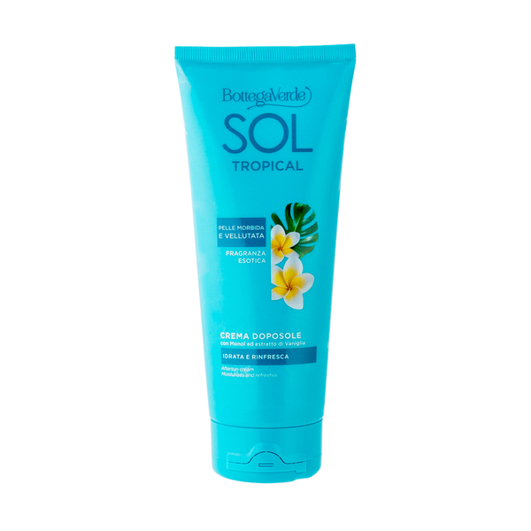 Bottega Verde Bottega Verde Sol Tropical - Crema Doposole - Idrata E Rinfresca - Con Monoï Ed Estratto Di Vaniglia - Pelle Morbida E Vellutata - Fragranza Esotica 