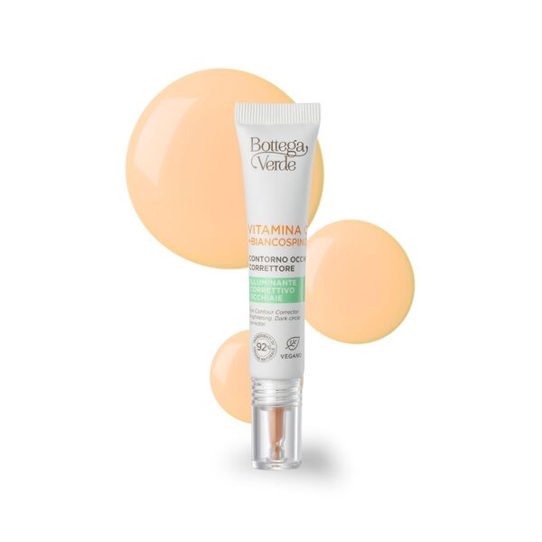  Bottega Verde Bottega Verde Vitamina C + Biancospino - Contorno Occhi Correttore - Con Vitamina C, Biancospino E Caffeina - Illuminante Correttivo Occhiaie 