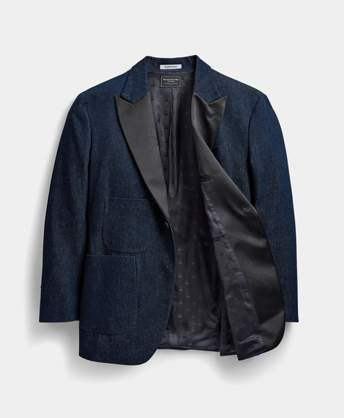  Brooks Brothers Brooks Brothers X Engineered Garments - Blazer Oversize In Denim - Uomo Engineered Garments X Brooks Brothers Denim S 