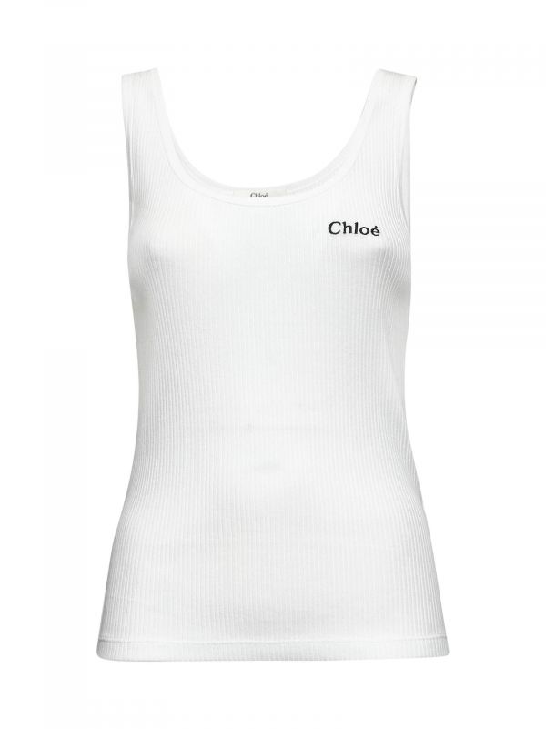  Chloé Chloé | Tank Top In Cotone | Donna | M 