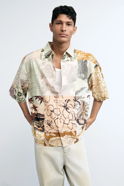  Camicia Patch Orientale 