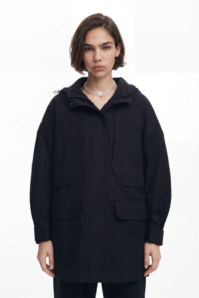  Parka Foderata Multitasche 