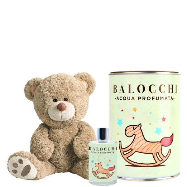  Balocchi Baby Collection Acqua Profumata + Orso Tobia 100 Ml Acqua Profumata Per Il Corpo + Orsetto Tobia - 100 Ml Acqua Profumata Per Il Corpo + Orsetto Tobia 