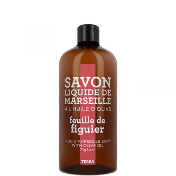  Compagnie De Provence Terra - Feuille De Figuier Savon Liquide De Marseille Recharge 1000 Ml - 1000 Ml 