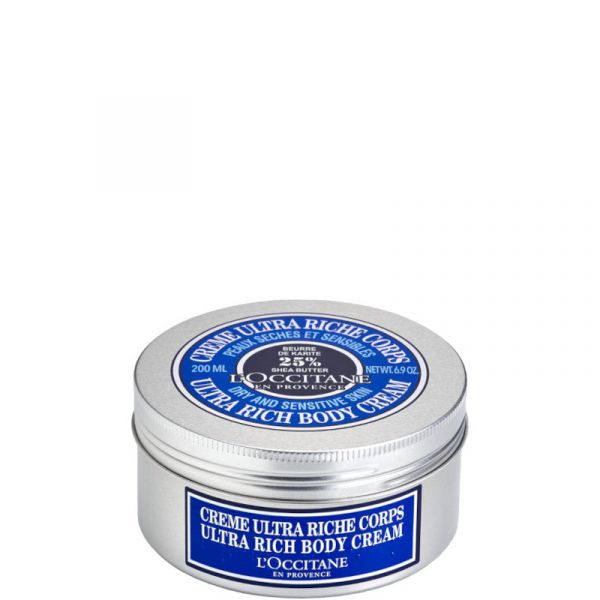  L'occitane En Provence Karité - Crème Ultra Riche Corps - Crema Corpo Ricca Pelli Secche E Sensibili - 200 Ml 