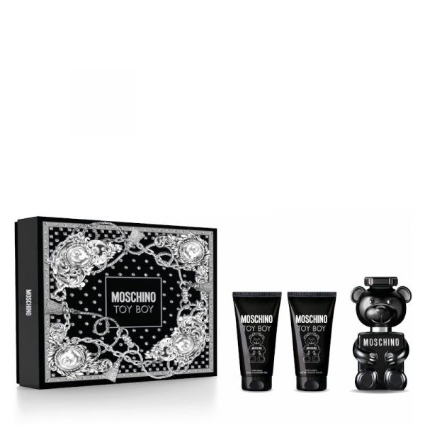  Moschino Moschino Toy Boy Confezione 50 Ml Eau De Parfum + 50 Ml Shower Gel + 50 Ml After Shave Balm - 50 Ml Eau De Parfum + 50 Ml Shower Gel + 50 Ml After Shave Balm 