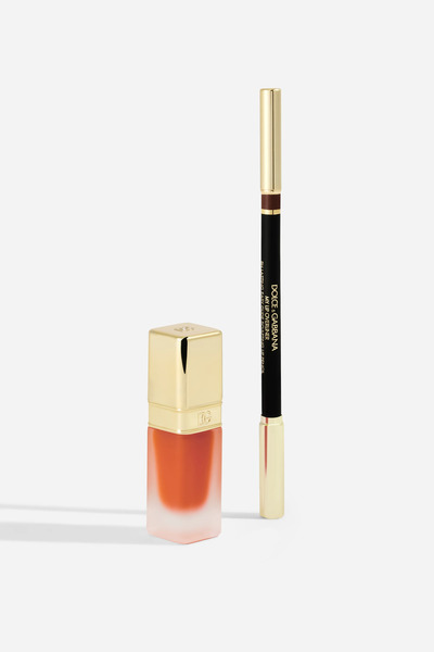  Dolce & Gabbana  Fresh Summer Lip Kit - Woman Set Esclusivi Orange Squeeze: Matita Marrone Neutro Chiaro & Lip Oil All’arancia Onesize 
