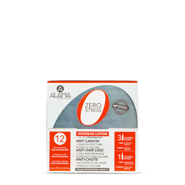  Alama Professional - Zero Stress - Lozione Intensiva Anticaduta 12x6ml Schiume & Mousse 12 Pieces Unisex 