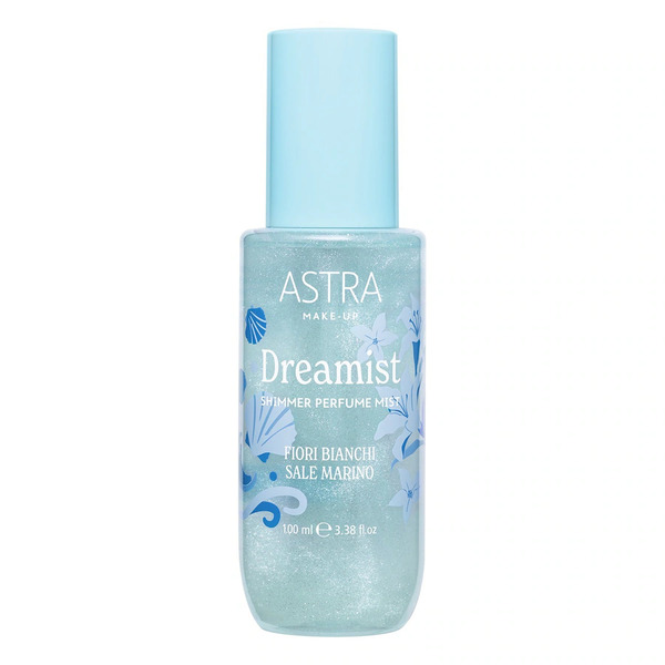  Astra Make-up - Dreamist Fiori Bianchi - Sale Marino Shimmer Perfume Mist Spray Idratante Corpo 100 Ml Unisex 
