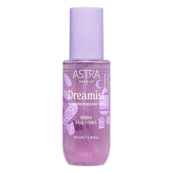  Astra Make-up - Dreamist Mirra - Fava Tonka Shimmer Perfume Mist Spray Idratante Corpo 100 Ml Unisex 