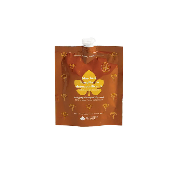  Biofficina Toscana - Maschera In Argilla Oro Detox-purificante Maschere Viso Purificanti 30 G Unisex 