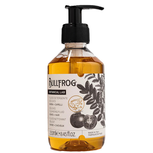  Bullfrog - Fluido Detergente Delicato-100ml Shampoo 250 Ml Male 