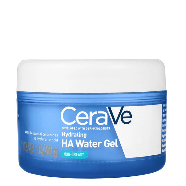  Cerave - Acqua Gel Viso Idratante Con Acido Ialuronico, Niacinamide E 3 Ceramidi Essenziali Siero Idratante 48 Ml Unisex 