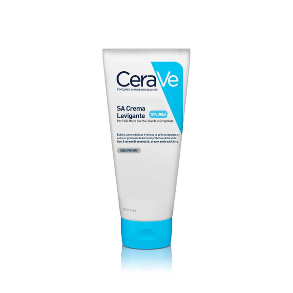  Cerave - Crema Levigante 10% Urea E Acido Salicilico Per Pelle Molto Secca, Ruvida E Screpolata Crema Corpo 17 Ml Male 