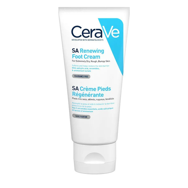  Cerave - Crema Piedi Rigenerante Pelle Molto Secca E Danneggiata Con Acido Salicilico Crema Piedi 88 Ml Female 