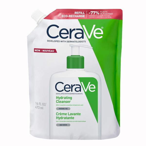  Cerave - Detergente Idratante Viso Pelle Da Normale A Secca, Con Acido Ialuronico E Ceramidi Crema Detergente 473 Ml Female 