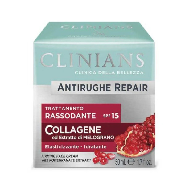  Clinians - Antirughe Repair Trattamento Rassodante Spf15 Collagene Con Estratto Di Melograno Crema Viso 50 Ml Unisex 