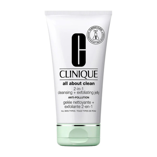  Clinique - All About Clean All About Clean 2-in-1 Cleanser + Exfoliator - 2 In 1 Detergente + Esfoliante. Crema Viso 150 Ml Unisex 