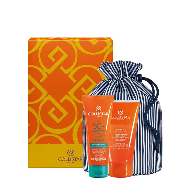  Collistar - Solari Cofanetto Crema Solare Protezione Attiva Pelli Ipersensibili Spf50+ Kit Protezione Solare 1 Pieces Unisex 