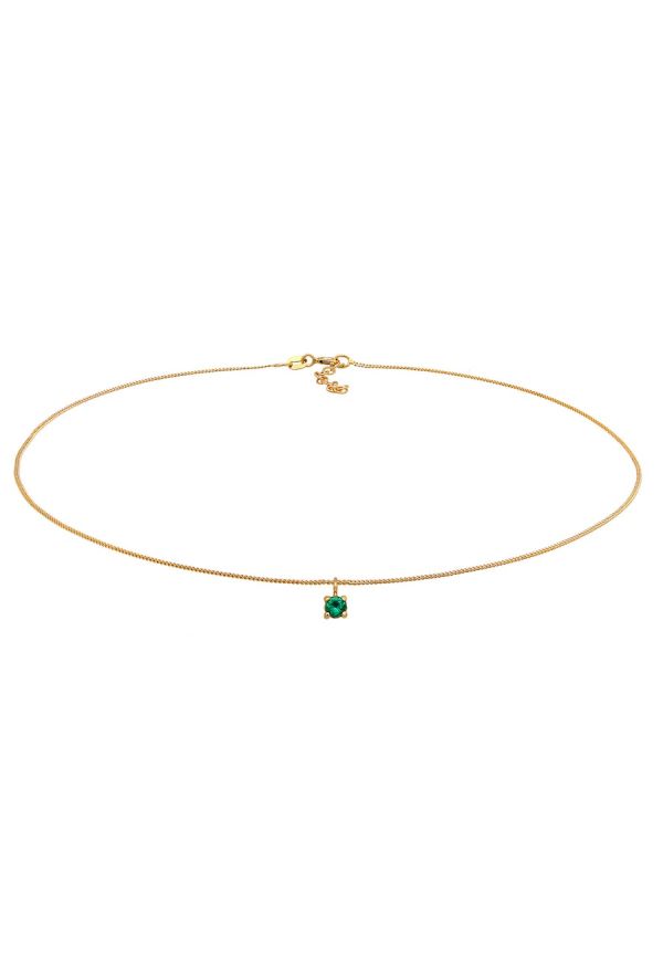  Elli - Accessorio Per Gioielli Con Perline Phone Kette Con Faccina Sorridente In Argento 925 Collane 1 Pieces Female 