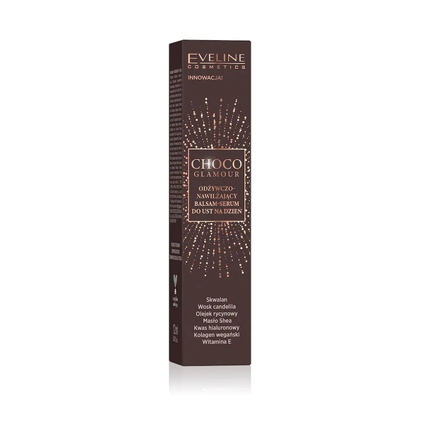  Eveline Cosmetics - Choco Glamour Day Nourishing And Moisturising Lip Balm-serum Balsamo Labbra 112 Ml Unisex 