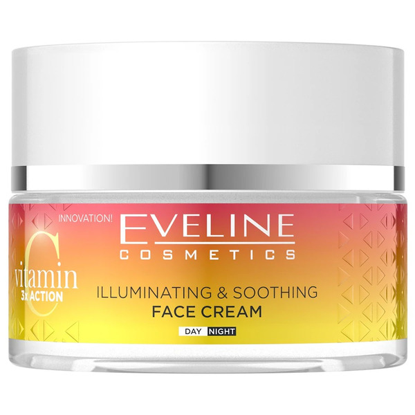 Eveline Cosmetics - Vitamin C 3 X Action Illuminating And Soothing Face Cream Crema Viso 50 Ml Unisex 