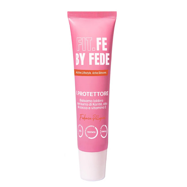  Fit.fe By Fede - Il Protettore balsamo Labbra Con Burro Di Karité, Olio Di Cocco E Vitamina E Balsamo Labbra 8 Ml Unisex 