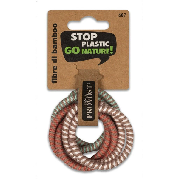  Frank Provost - Linea Plastic Free Plastic Free - Elastici Assortiti Bamboo 6pz Elastici 1 Pieces Female 